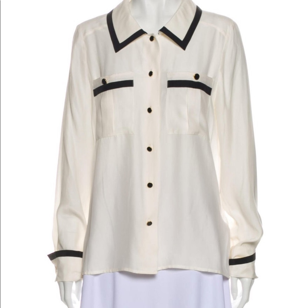 New with tag_Frame_Silk shirt_M